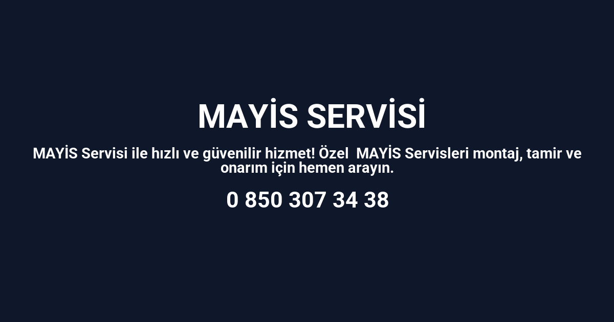 19 Mayıs Ariston Servisi